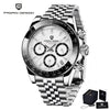 PAGANI DESIGN NEW 1664 Meteorite Dial Men's Watches Luxury Sapphire Quartz watch - Arabia Watches