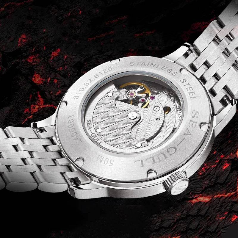 Seagull Natural Series Men Watch Automatic Mechanical Watch Dial Luminous - Arabia Watches