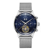 CARNIVAL Skeleton Tourbillon Watches Men Fashion Casual Waterproof Men Rose Gold Automatic Mechanical Watch Relogios Masculino - Arabia Watches