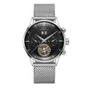 CARNIVAL Skeleton Tourbillon Watches Men Fashion Casual Waterproof Men Rose Gold Automatic Mechanical Watch Relogios Masculino - Arabia Watches