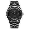 Japan MIYOTA 8215 Watch CARNIVAL Mens Watches Automatic Mechanical Waterproof Sapphire Calendar Full Steel Business Montre homme - Arabia Watches