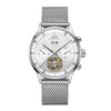 CARNIVAL Skeleton Tourbillon Watches Men Fashion Casual Waterproof Men Rose Gold Automatic Mechanical Watch Relogios Masculino - Arabia Watches