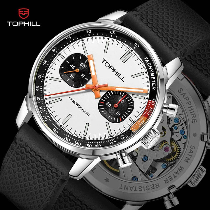 TOPHILL Limited 1963 Watches Luminous Panda Watch ST19 Seagull Movement Men's watch - Arabia Watches