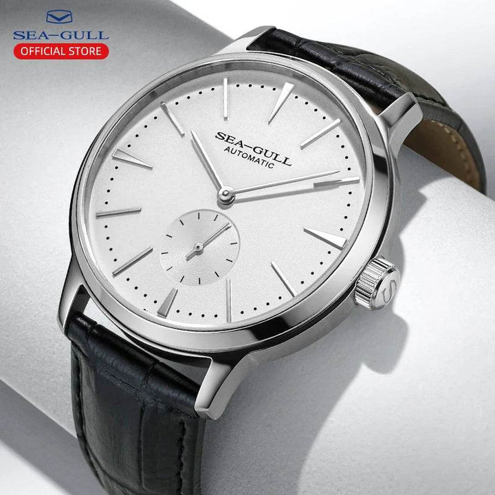 Seagull New Business Watch Men's Mechanical Wristwatches 50m Waterproof Leather - Arabia Watches