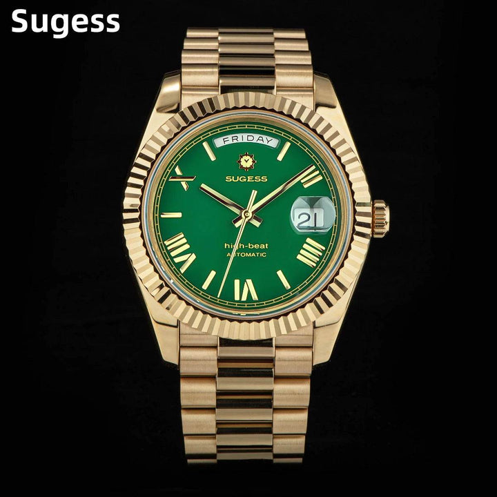 2023 New Sugess Watch of Men 40mm Day Date Automatic Dandong SL3034 Movement - Arabia Watches