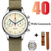 RED STAR Men's 1963 Chronograph Mechanical Watch Seagull Movement ST1901 Air Force Aviation - Arabia Watches