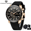 Pagane Design Men's Quartz Chronograph Luxury Sapphire Stainless Steel - Arabia Watches