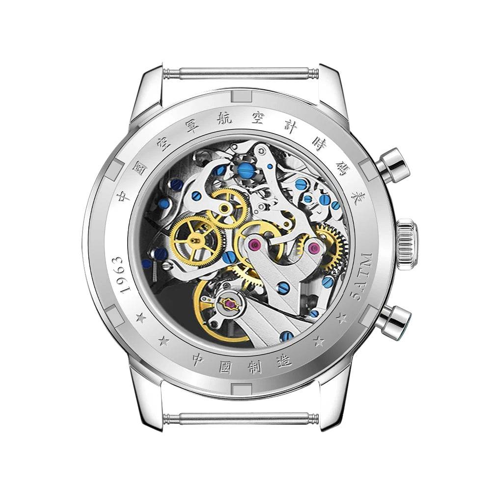 TOPHILL Classic Aviator 40mm Chronograph 1963 Mechanical watch Seagull Movement ST1901 - Arabia Watches