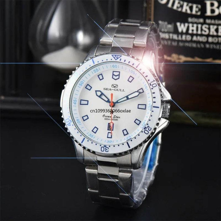 Seagull New 40mm Ocean Series Pro Wristwatch Men's Automatic Quartz Watch - Arabia Watches
