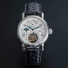 Sugess Seakors Man Tourbillon Watch Original ST8007 Movement Skeleton Dial Moonphase Wristwatche 316L Case Sapphire Romen Luxury - Arabia Watches
