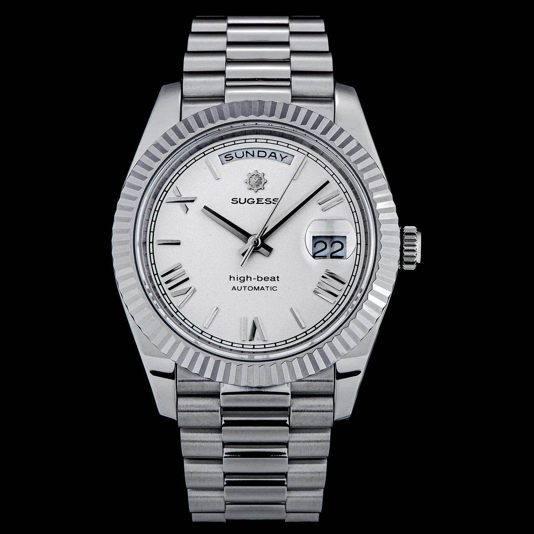 2023 New Sugess Watch of Men 40mm Day Date Automatic Dandong SL3034 Movement - Arabia Watches