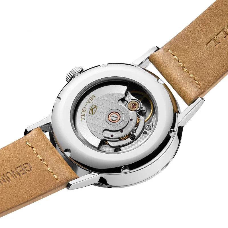 New Seagull Men Watch Automatic Mechanical Ultra-thin Watch Belt - Arabia Watches