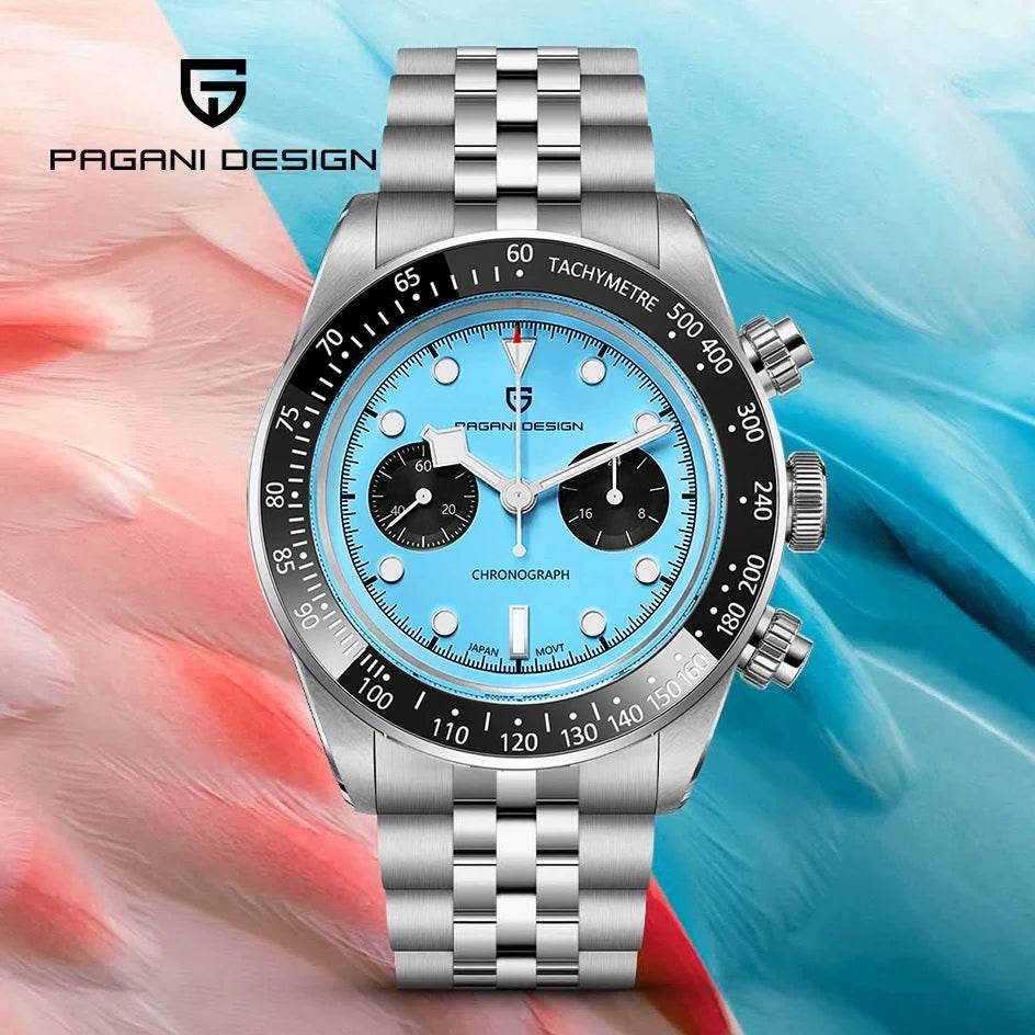 2025 New PAGANI DESIGN BB Flamingo Chronograph Luxury Sports Quartz Watch - Arabia Watches
