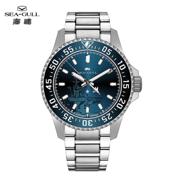 Seagull 44mm Diving Automatic Mechanical Watch Sapphire Ocean Series - Arabia Watches