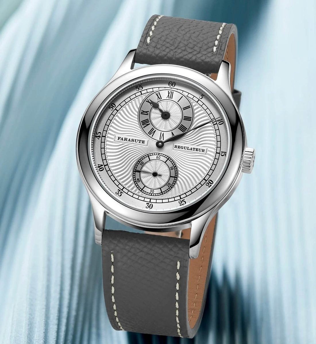 FARASUTE Manual Mechanical Men's Watch Seagull Movement Sappnt Sapphire Crystal - Arabia Watches