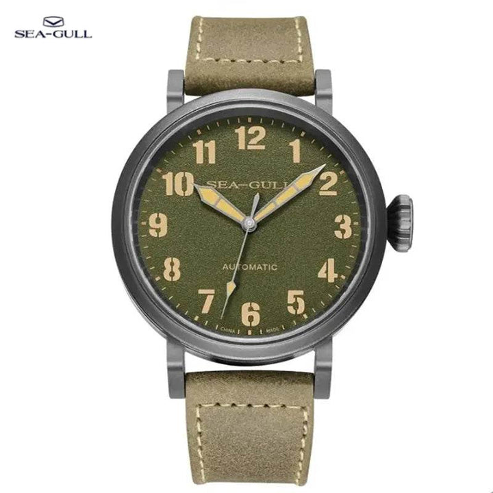 Seagull military watches Vintage watches for man 42mm Pilot Watch Sapphire Crystal - Arabia Watches