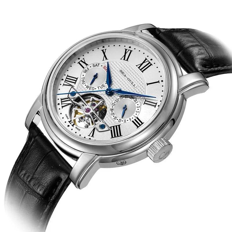 2025 New Seagull Men's Watch Automatic Mechanical Wristwatch Multi-Function - Arabia Watches