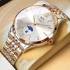 CARNIVAL High-End Series IW Brand Classic Moon Phase Mechanical Watches Men Stainless Steel Sapphire MIYOTA Movement Men Watches - Arabia Watches