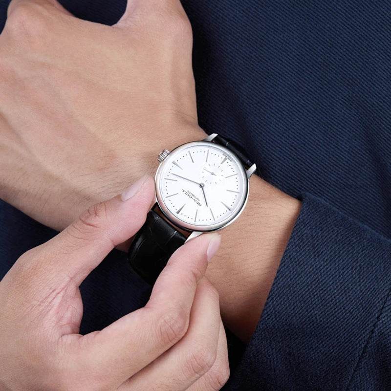 Seagull New Business Watch Men's Mechanical Wristwatches 50m Waterproof Leather - Arabia Watches