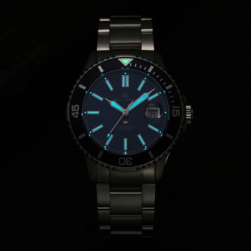 Seagull Men Watch 200m Diving Business Fashion Automatic Mechanical Watch - Arabia Watches