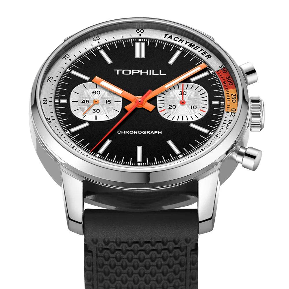 TOPHILL Panda 1963 Chronograph Mechanical Men Watch With Seagull St1901 Movement - Arabia Watches