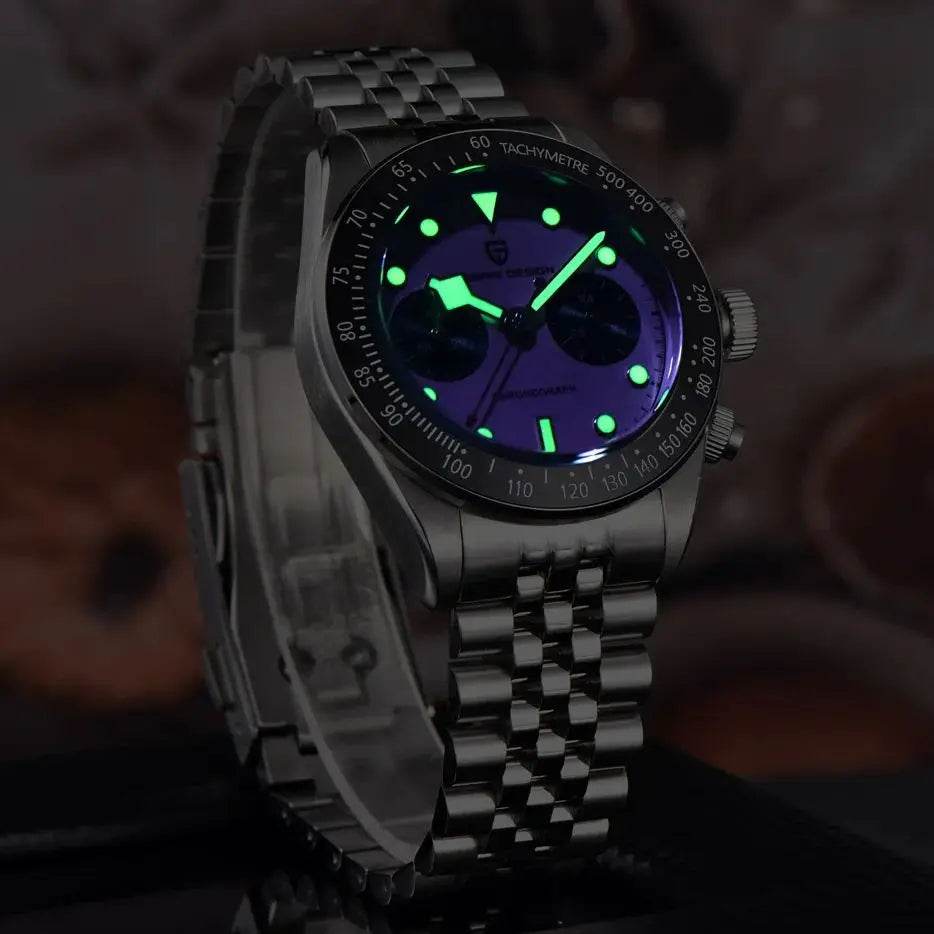 2025 New PAGANI DESIGN BB Flamingo Chronograph Luxury Sports Quartz Watch - Arabia Watches