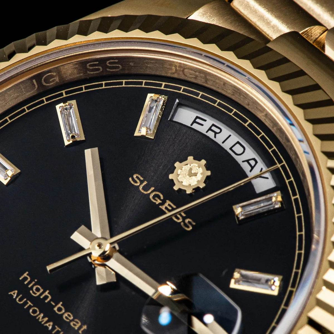 2023 New Sugess Watch of Men 40mm Day Date Automatic Dandong SL3034 Movement - Arabia Watches
