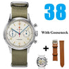 RED STAR Men's 1963 Chronograph Mechanical Watch Seagull Movement ST1901 Air Force Aviation - Arabia Watches