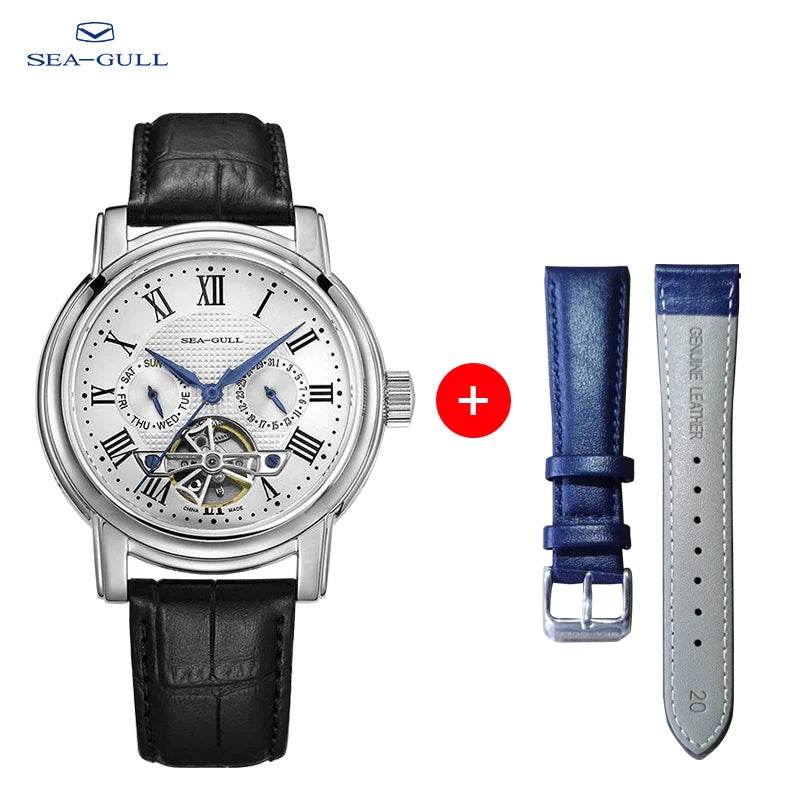 2025 New Seagull Men's Watch Automatic Mechanical Wristwatch Multi-Function - Arabia Watches