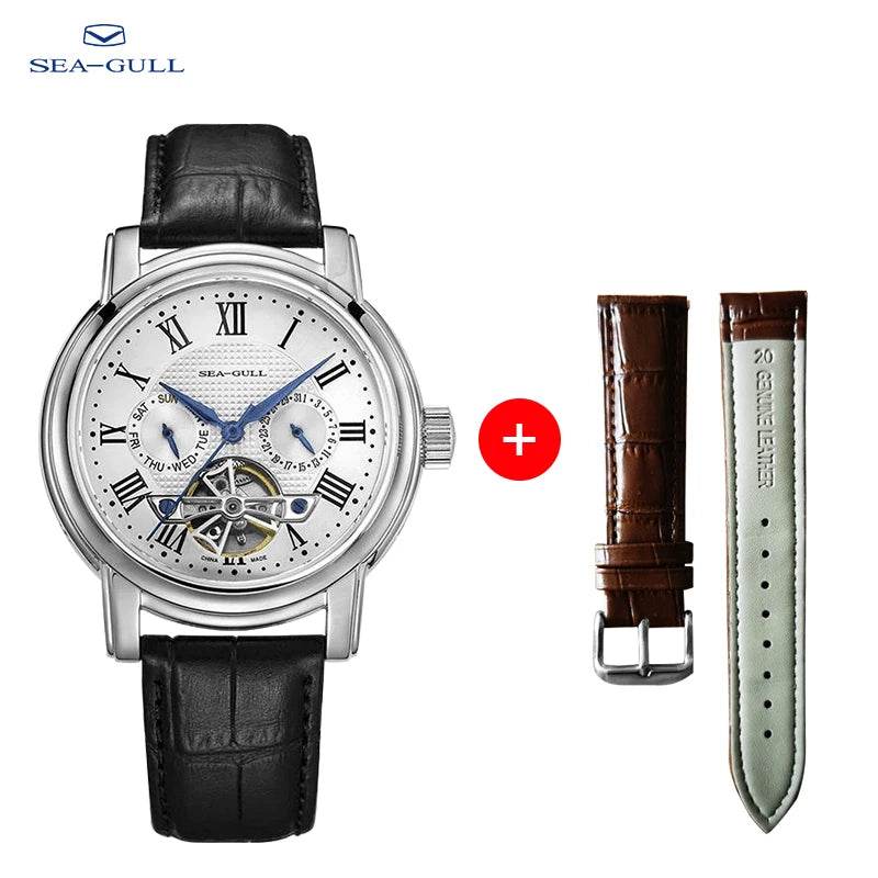 2025 New Seagull Men's Watch Automatic Mechanical Wristwatch Multi-Function - Arabia Watches