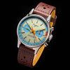 Sugess 1963 Pilot Mens Watch Chronograph Mechanical Wristwatches Original ST1901 Swanneck Movement - Arabia Watches