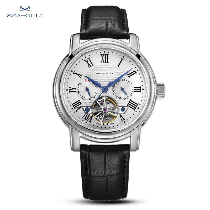 2025 New Seagull Men's Watch Automatic Mechanical Wristwatch Multi-Function - Arabia Watches