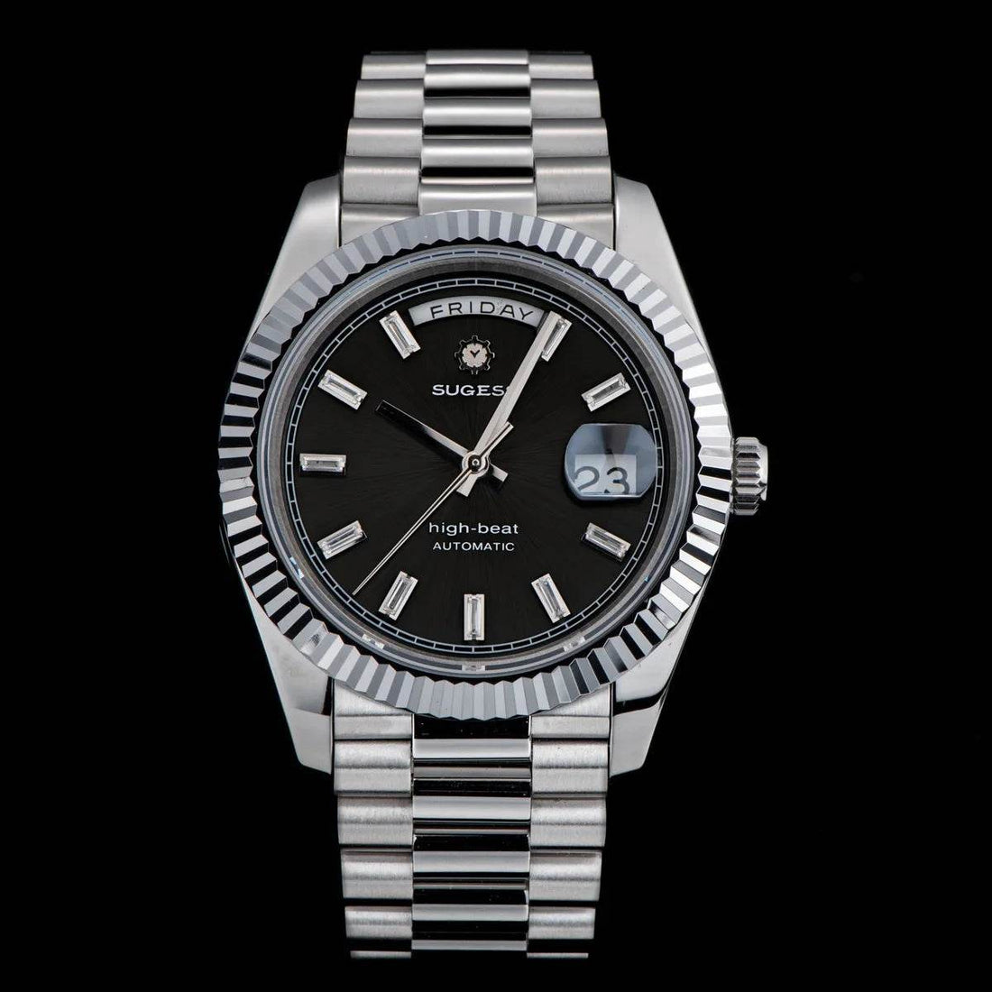 2023 New Sugess Watch of Men 40mm Day Date Automatic Dandong SL3034 Movement - Arabia Watches