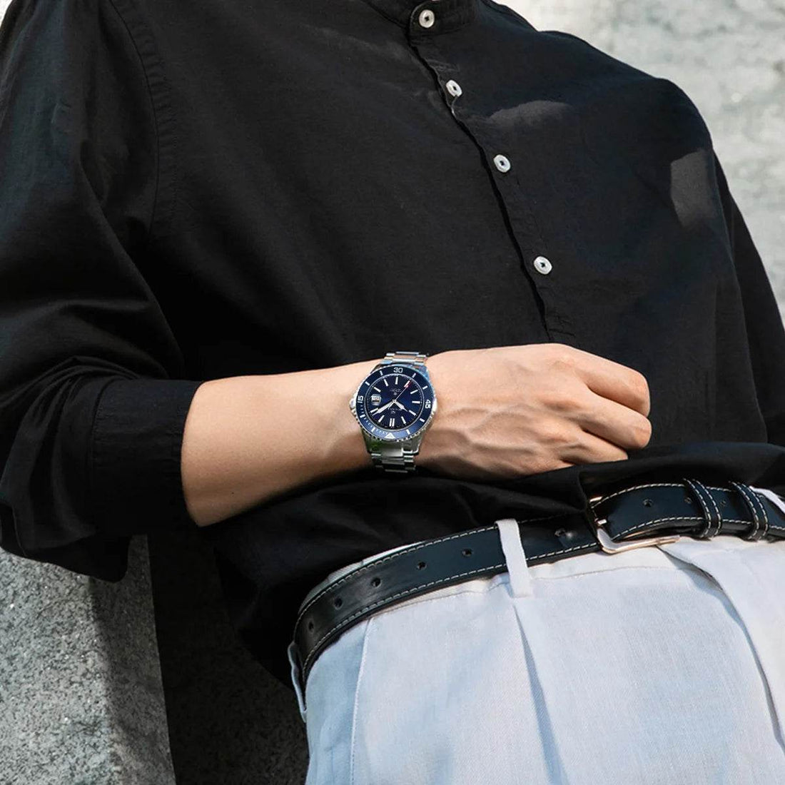 Seagull Men Watch 200m Diving Business Fashion Automatic Mechanical Watch - Arabia Watches