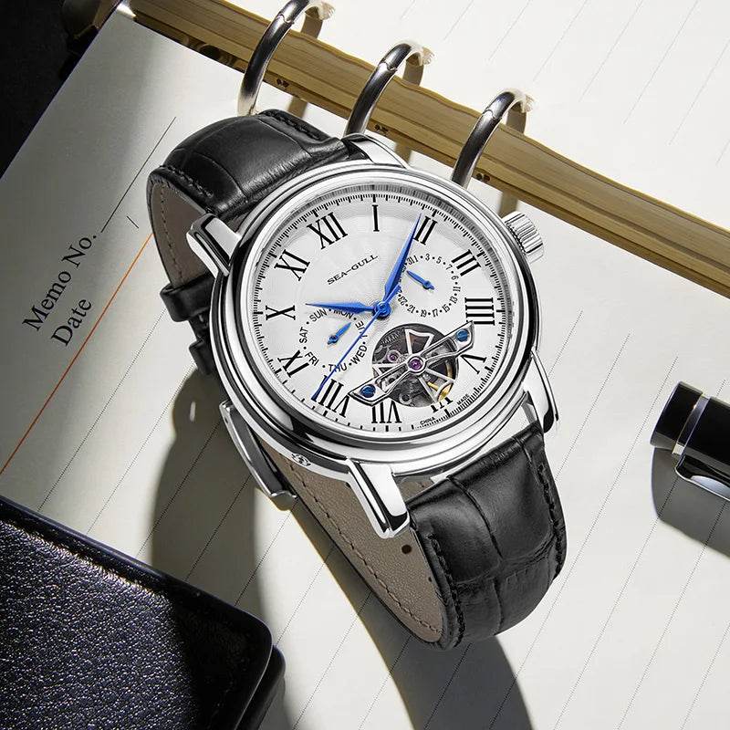 NEW Men's Automatic Mechanical Wristwatch Seagull ST25 Movement watch - Arabia Watches