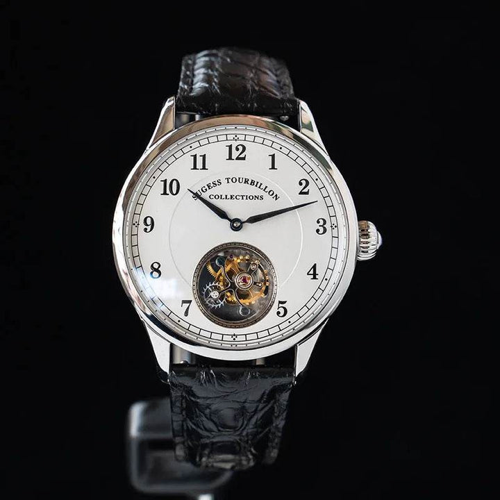Sugess Genuine Tourbillon Men Watch Original movement ST8000 mechanical watch - Arabia Watches